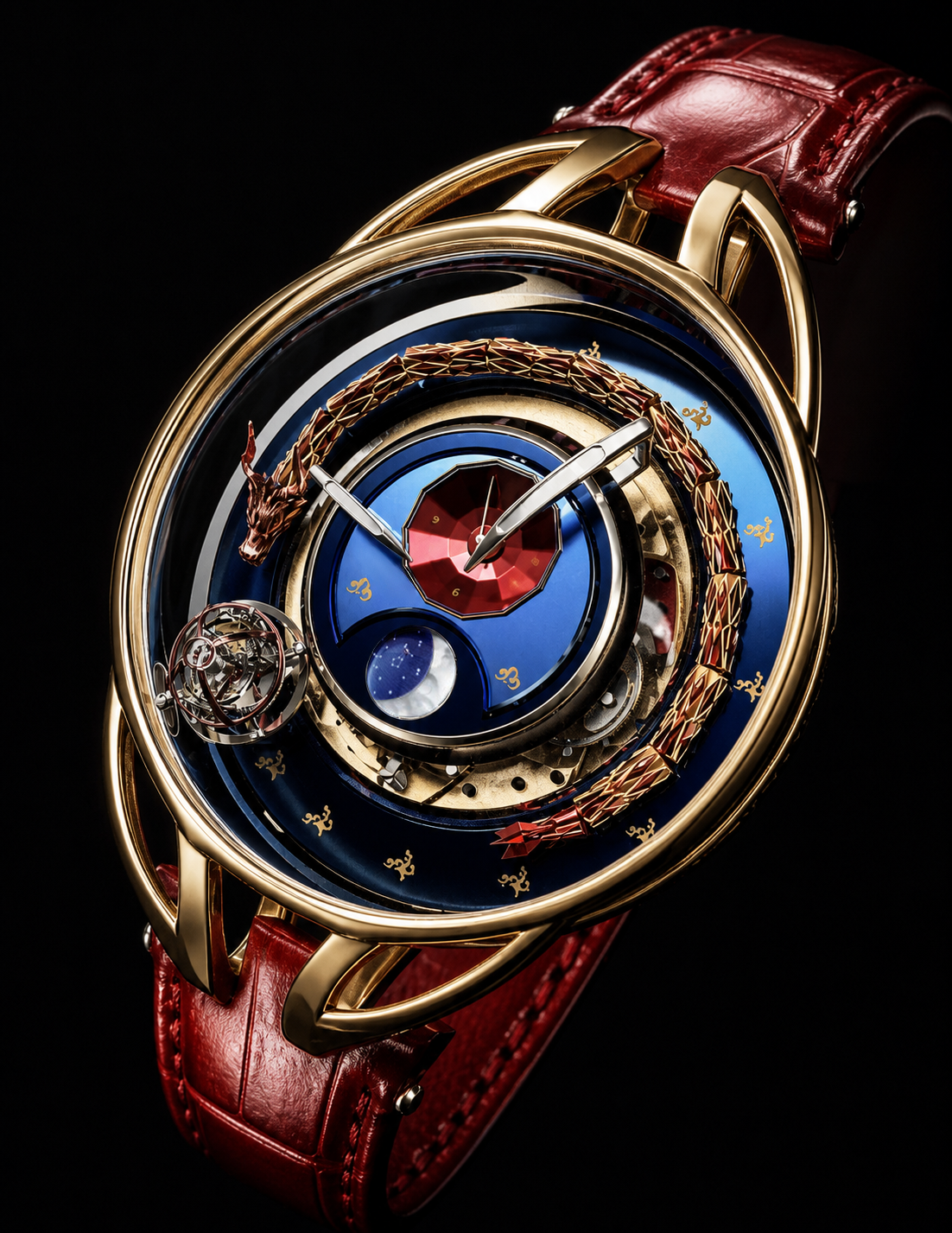 Dragon Dance Tourbillon watch concept
